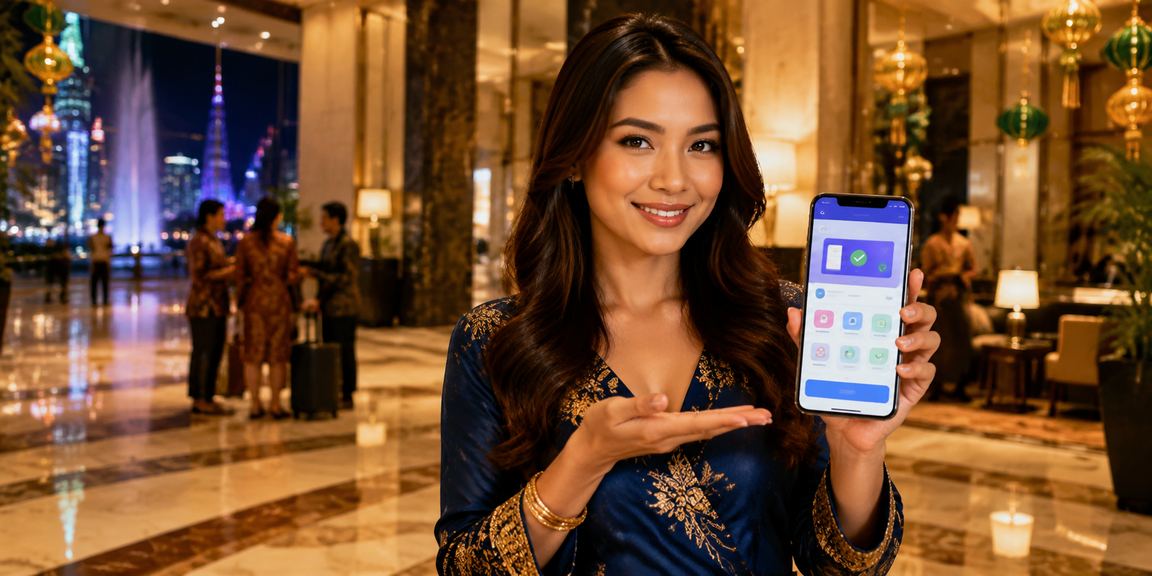 Antara muka aplikasi kasino mudah alih md88 dengan navigasi jelas